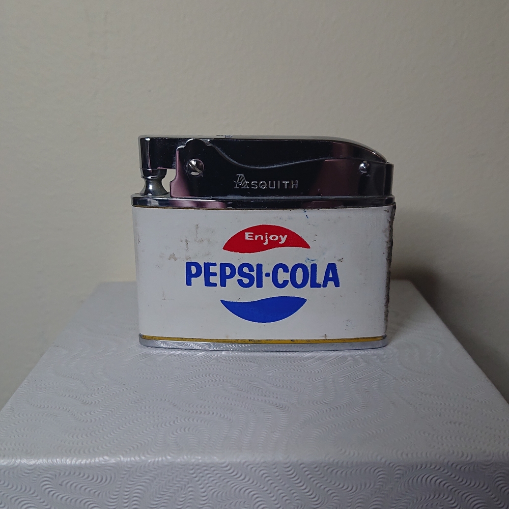 Vintage Asquith Pepsi-Cola Lighter - Pepsi - Soda Pop Advertising